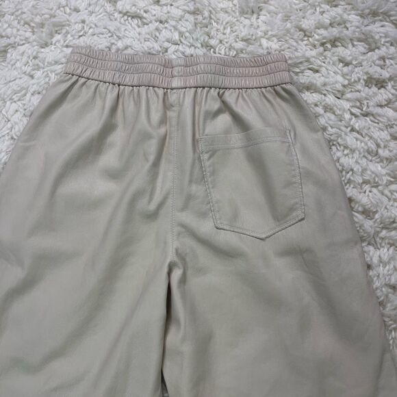 Nanushka Vegan Leather Yolie Long Shorts - Picture 7 of 8